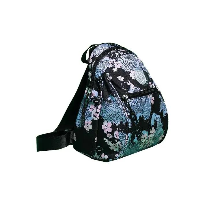 Anta Nylon Backpack Small Size Unisex Black-1