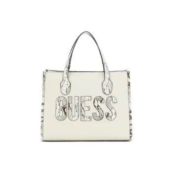 GUESS PU Handbag Regular Women's Natural