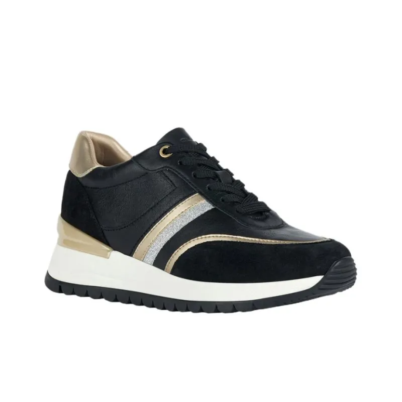 GEOX Low Top Casual Shoes Women's Black-2
