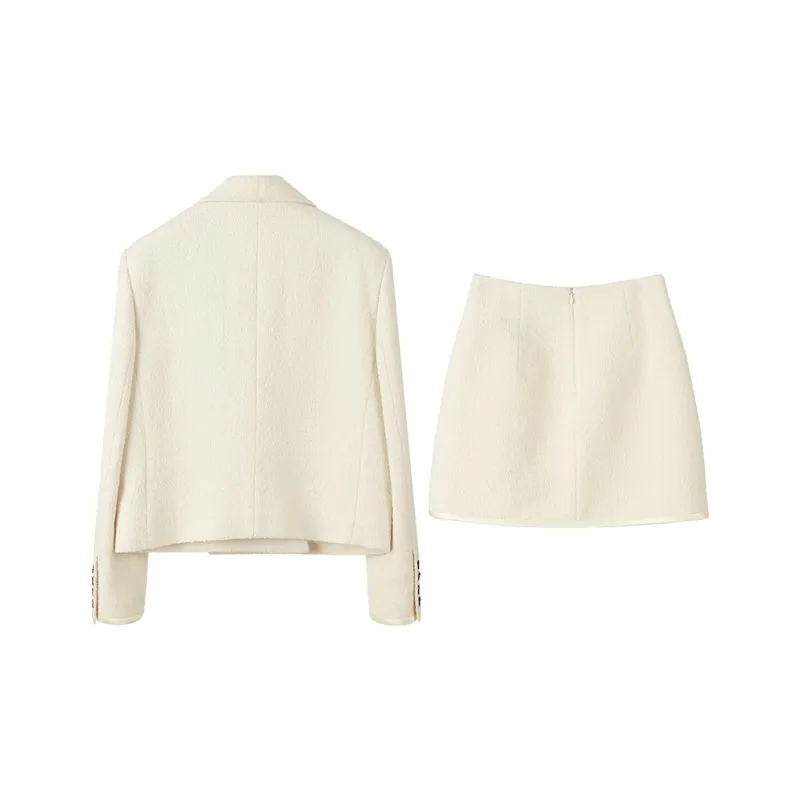NancyCavally Skirt Set Women's White-1