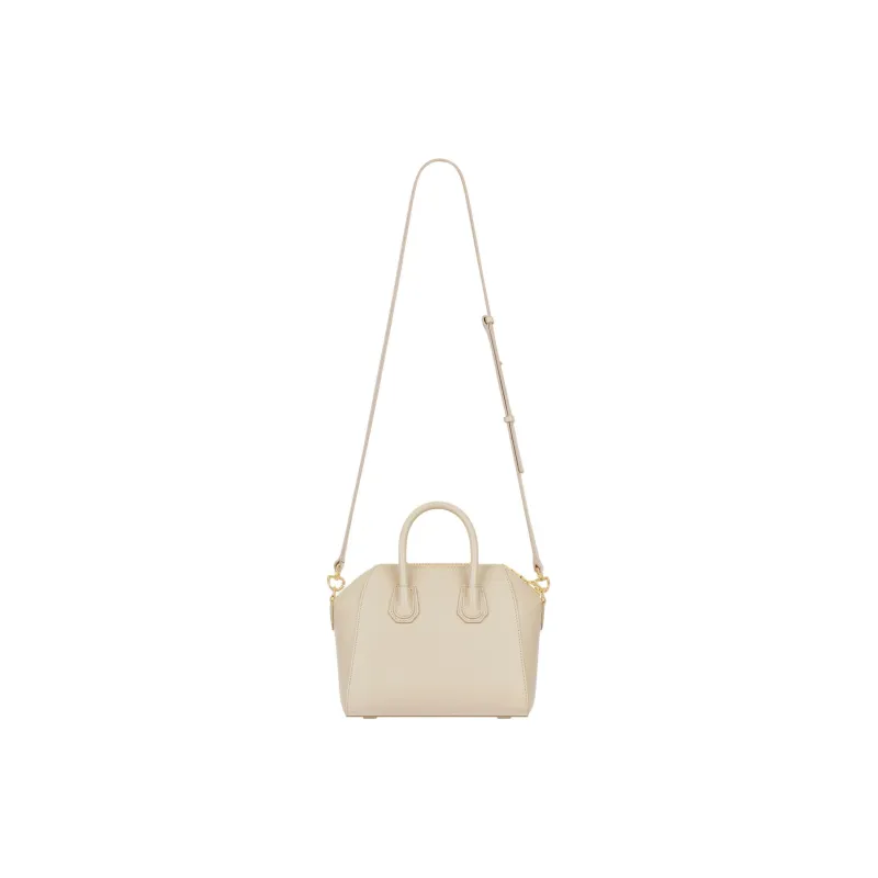 GIVENCHY Antigona Grained Calfskin Shoulder Bag Crossbody Bag Handbag Mini Women's Natural Beige-2