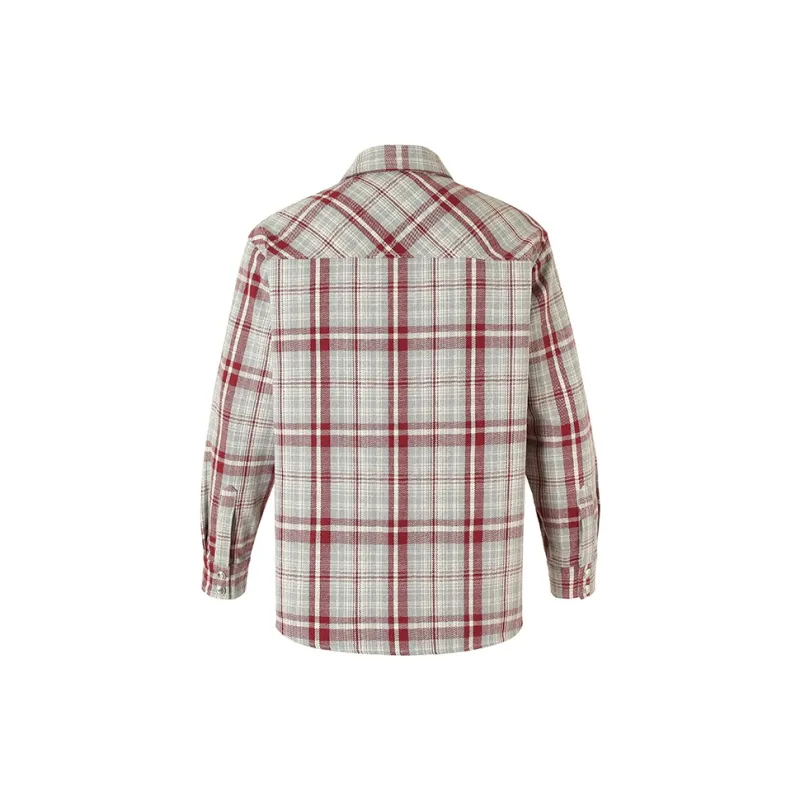 YADcrew Shirts Unisex Gray Red-1