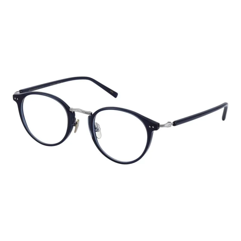 MASUNAGA Titanium Acetate Round Eyeglass Frames Unisex Multicolor-4
