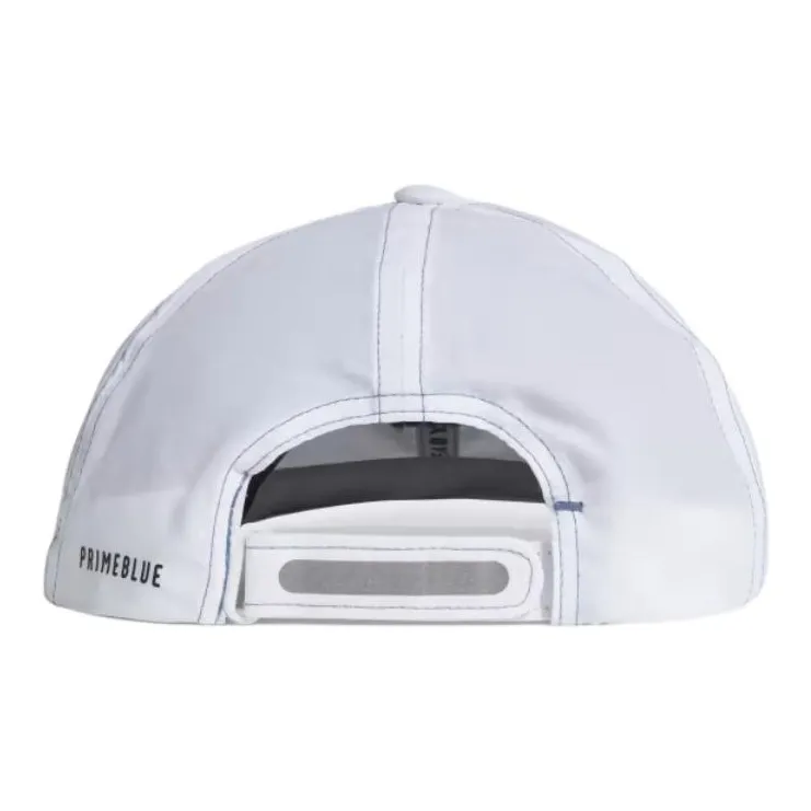 Adidas Recycled Polyester Plain Weave Fabric Baseball Caps Unisex White-2