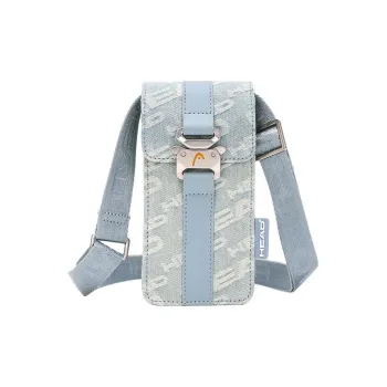 HEAD Fabric Crossbody Bag With Cell Phone Pouch Shoulder Bag Women's Light Blue
