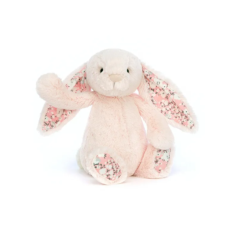 JELLYCAT Bunny Collection Girlish Floral Cherry Blossom Pink Bunny Dolls Plush Doll 18cm/31cm Height-2