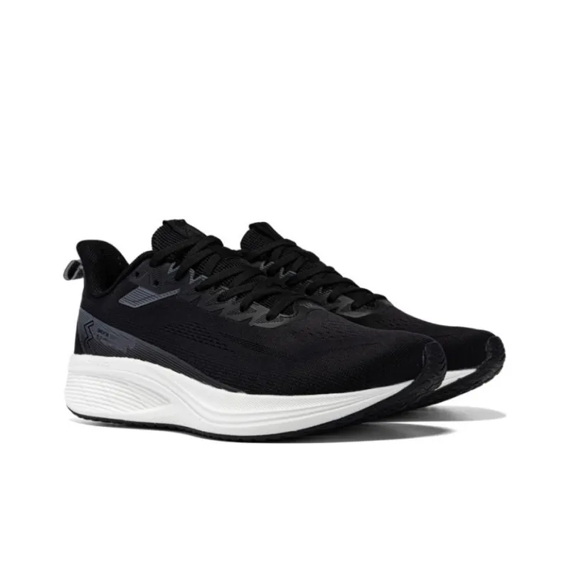 361° Wear resistant And Lightweight Low Top Running Shoes Men's Black Gray-3
