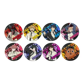 SUNRISEPOP Chainsaw Man, Chainsaw, Man Pochita, Power, Denji, Double Flash Glass Break, Badge Badges