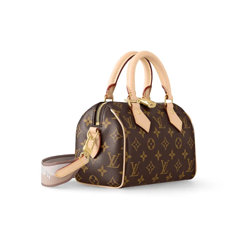 LOUIS VUITTON Speedy Bandouliere 20 Beige-1