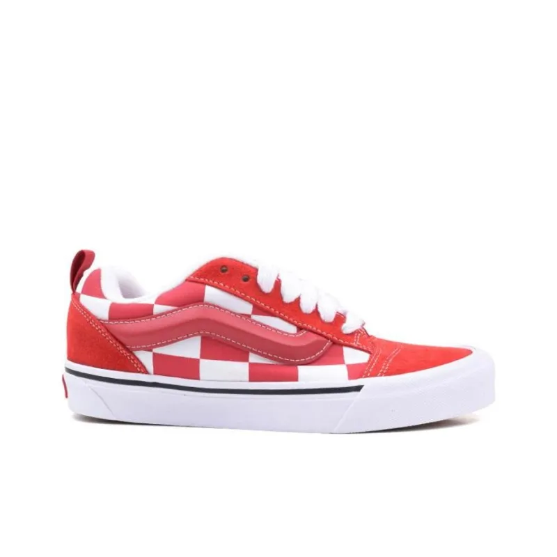 Vans Knu Skool Mega Check Red-1