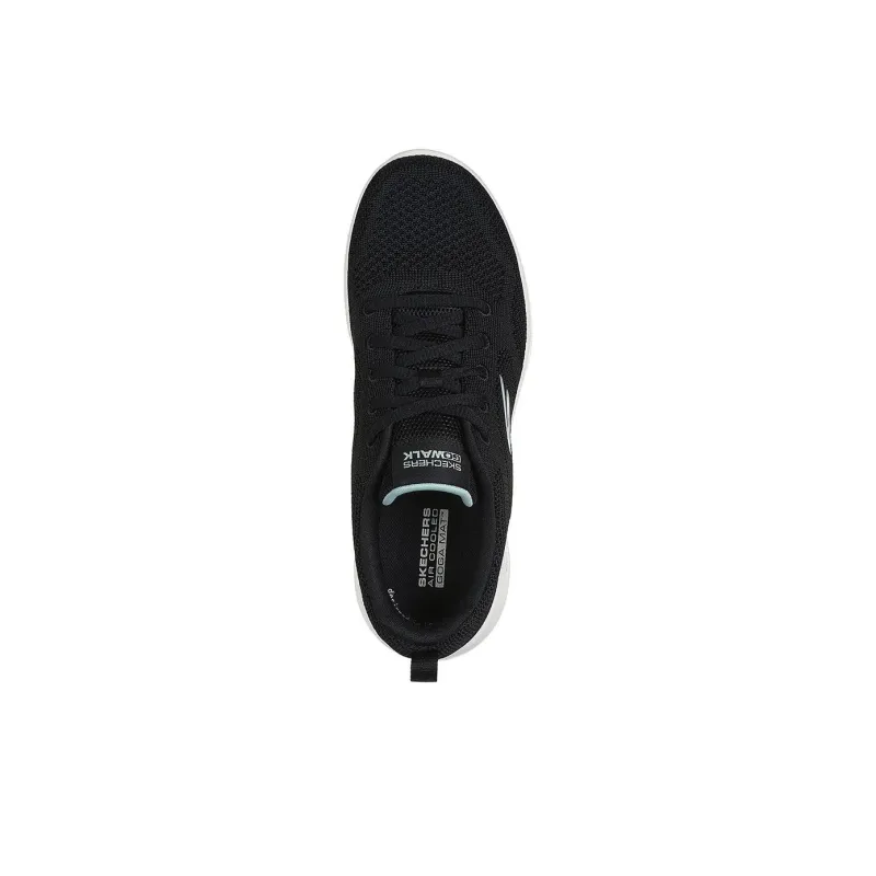 Skechers Cushioning And Breathable Low Top Running Shoes Women's Black Green-2