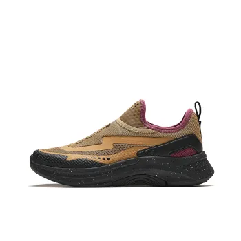 Anta Variety Training Collection Cushioning Wear Resistant Low Top Training Shoes Women's Brown Black