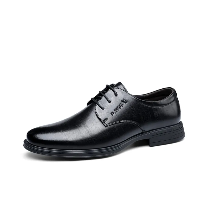 Playboy Dress Shoes Derby Shoes Men's Black-0