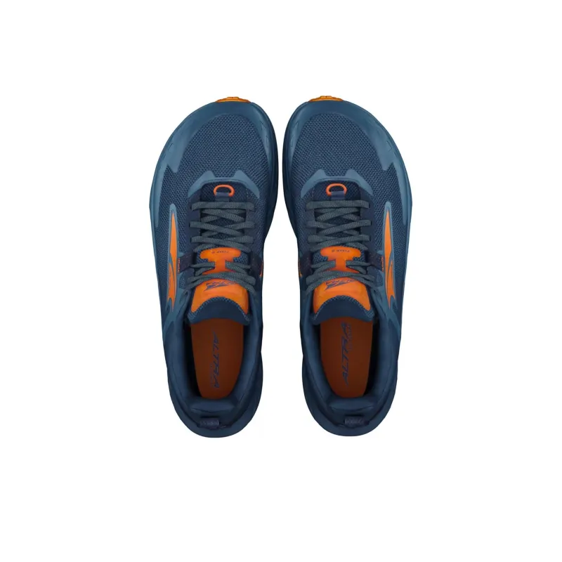 Altra Shock Absorbers With Slip Resistant And Abrasion Resistant Properties Low Top Running Shoes Men's Blue Orange-3