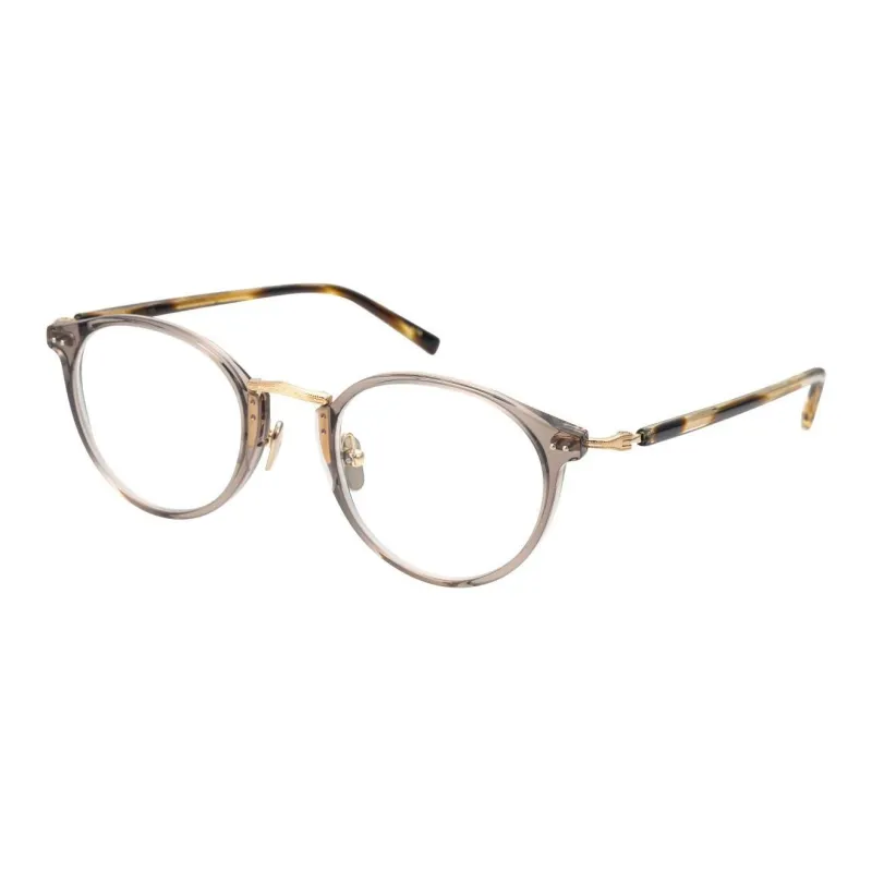 MASUNAGA Titanium Acetate Round Eyeglass Frames Unisex Multicolor-5