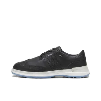 PUMA Avanti Wingtip Slip-Resistant Low-Top Golf Shoes Men's Black