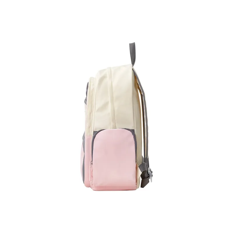 Miffy Oxford Backpack Large Size Women's Pink/Green-2