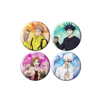 SUNRISEPOP Satoru Gojo Jujutsu Kaisen Itadori, Nobara Kugisaki Double Flash Fireworks, Badge Badges