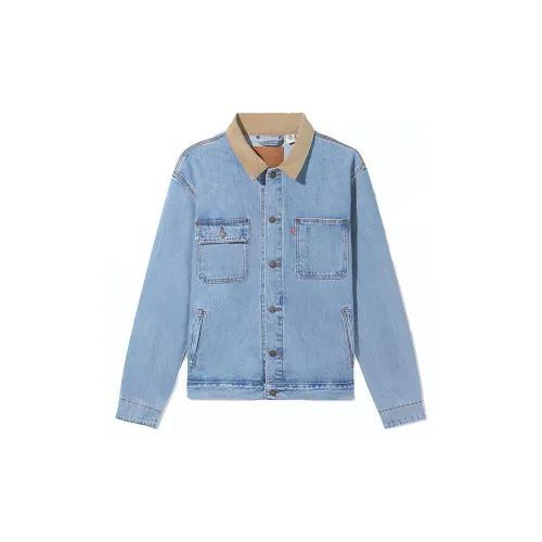 Levis Denim Jackets Men Blue