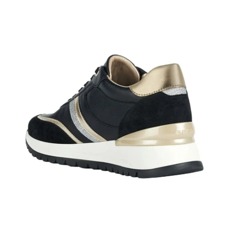 GEOX Low Top Casual Shoes Women's Black-4
