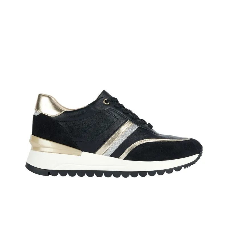 GEOX Low Top Casual Shoes Women's Black-1