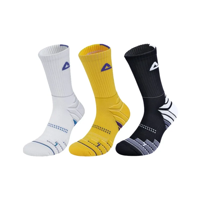 PEAK Basketball Socks Unisex 3 Pack-0