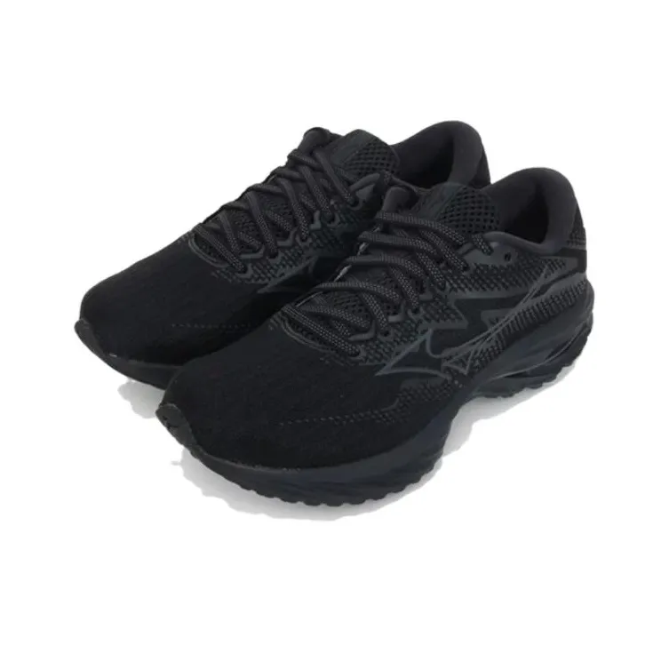 Mizuno Women's Wave Rider 27 Super Wide 'Black Ebony' Women's-2