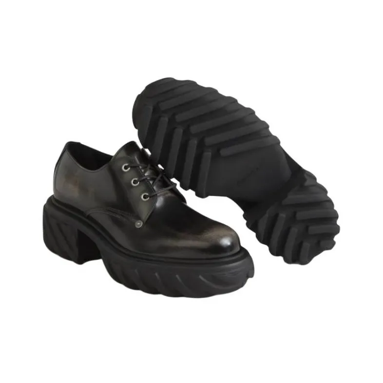OFF-WHITE Exploration Lace-Up Derby Shoes-4