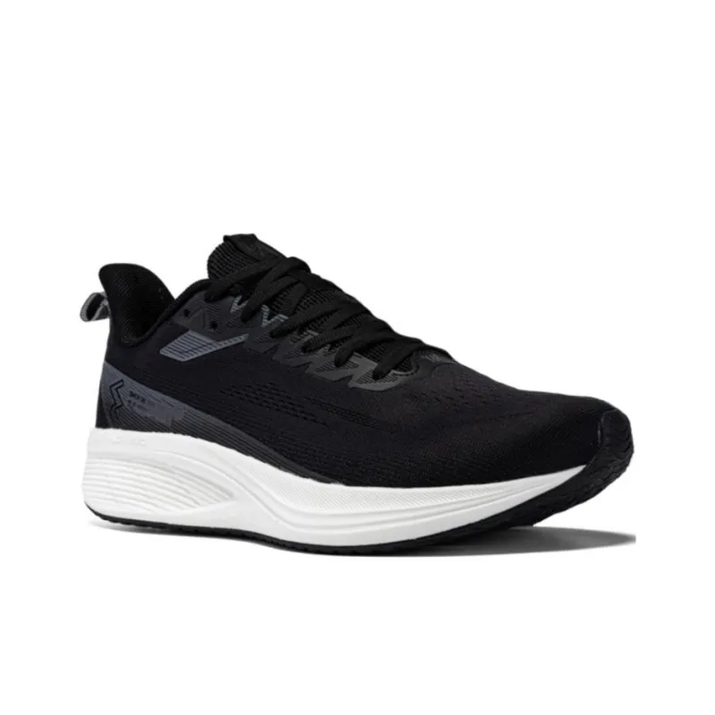361° Wear resistant And Lightweight Low Top Running Shoes Men's Black Gray-1