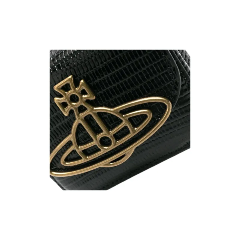 Vivienne Westwood Linda Calfskin Handbag Mini Women's Black-3