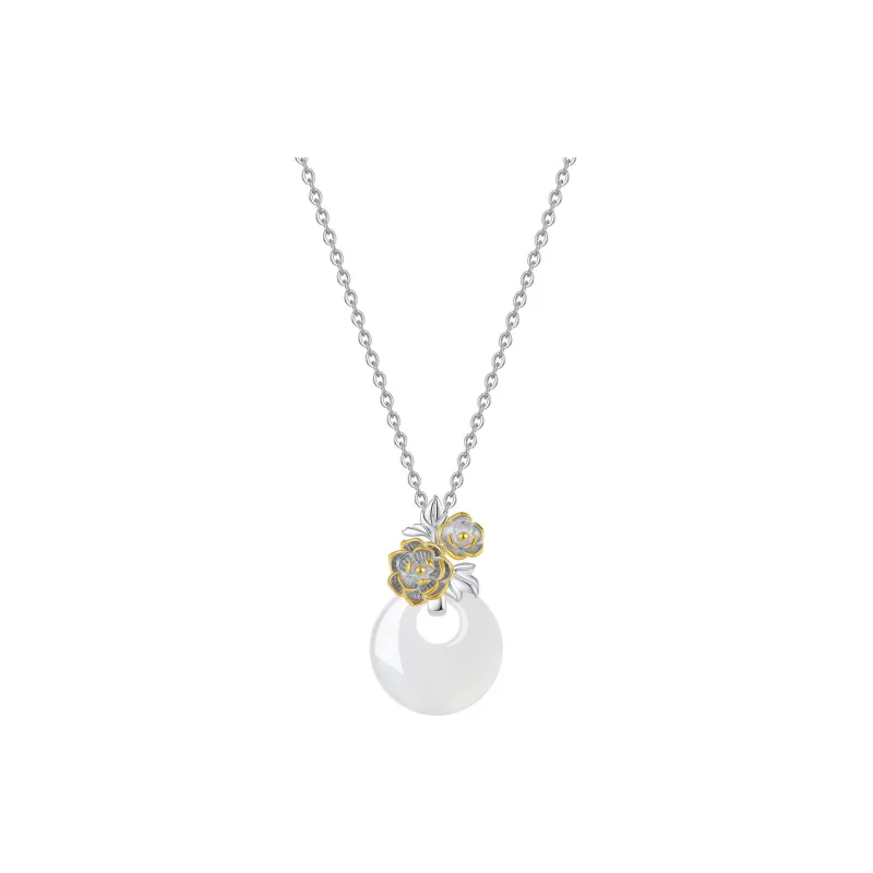 Asia Star Chalcedony Jade Necklaces Women's-3