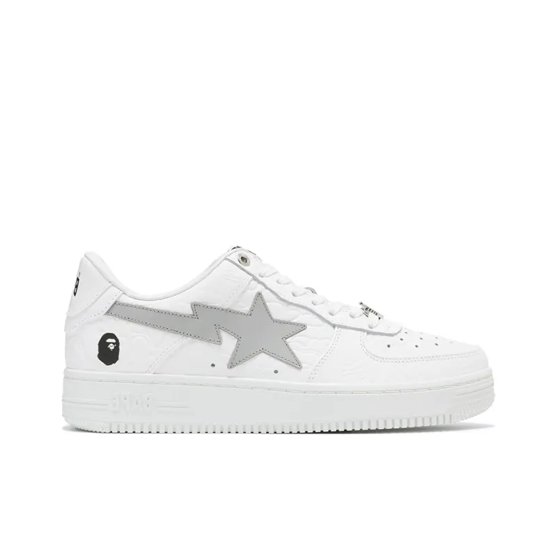 A BATHING APE Bape Sta Low #3 Line Camo White-1
