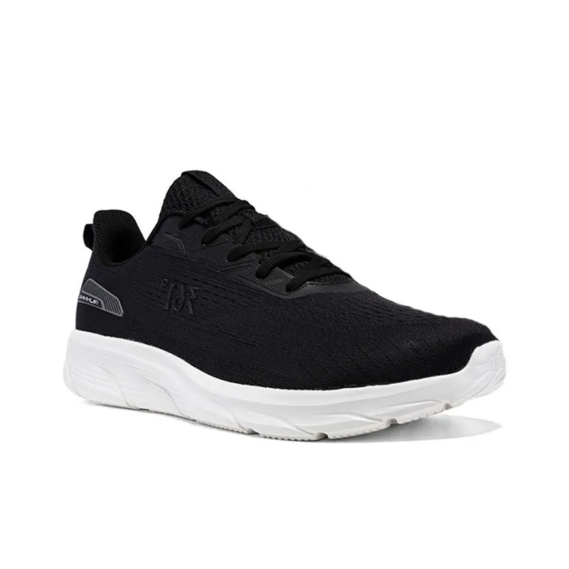 361° Breathable And Lightweight Low Top Running Shoes Men's Black White-1