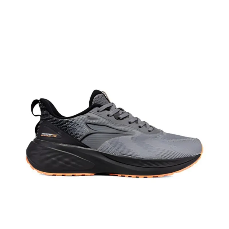 361° Wear resistant And Lightweight Low Top Running Shoes Men's Gray Orange-1