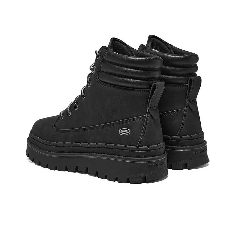 Skechers Short Martin Boot Women's Black-2
