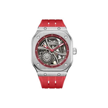 HaofaTourbillon Automatic Mechanical Movement Watch Men's Watches Cut Out Dial 1962 HF
