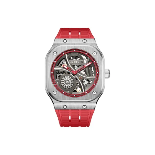 HaofaTourbillon Automatic Mechanical Movement Watch Men's Watches Cut Out Dial 1962 HF