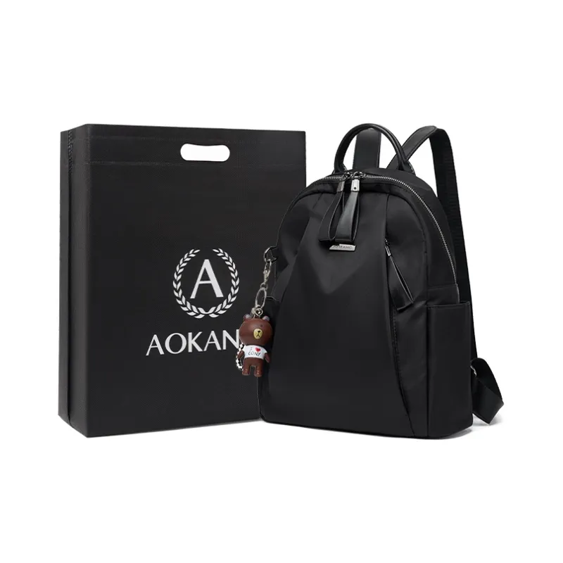 AOKANG Fabric Backpack Commute Bag Canvas Bag Regular Women's Multicolor-0