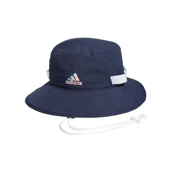 Adidas Polyester Bucket Hats Men's Blue