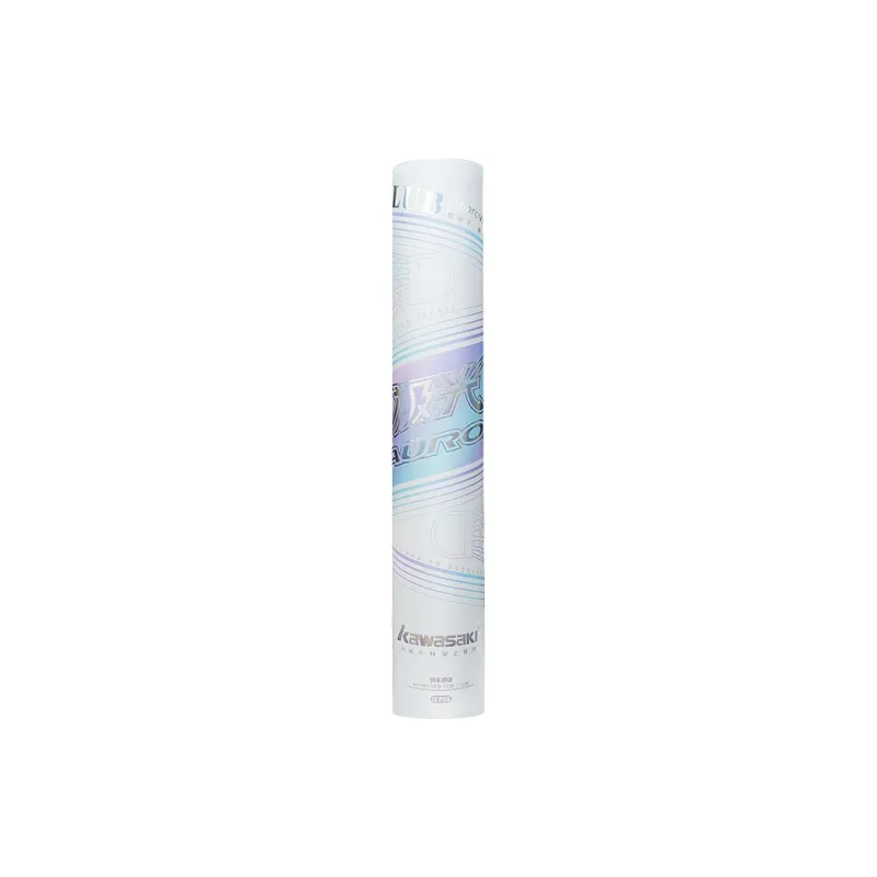 Kawasaki Aurora Goose Feather Shuttlecock 12 Pack Goose Feather Aurora Badminton-0