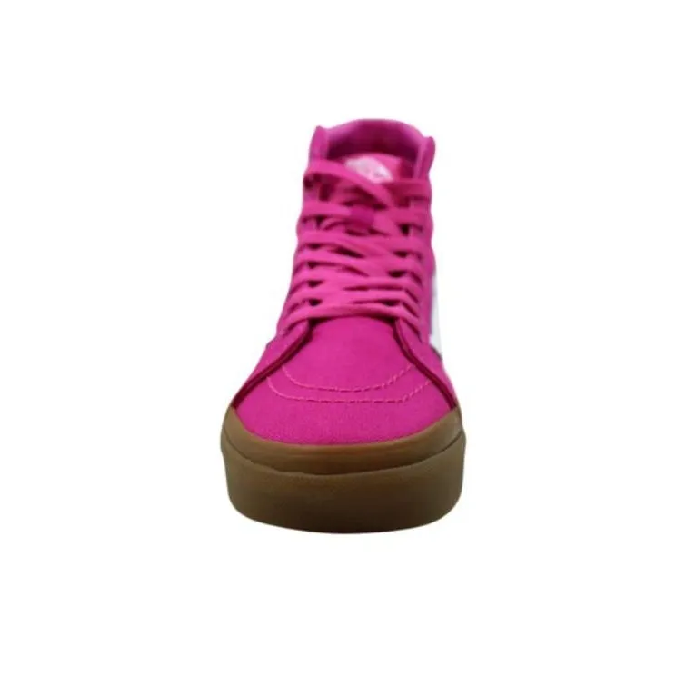 Vans Sk8 Hi Slim Light Gum Raspberry Rose Women's-3