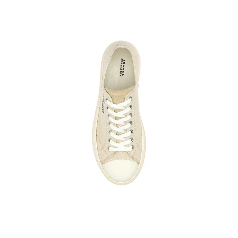 ISABEL MARANT Austen Logo-print Flatform Sneakers-4