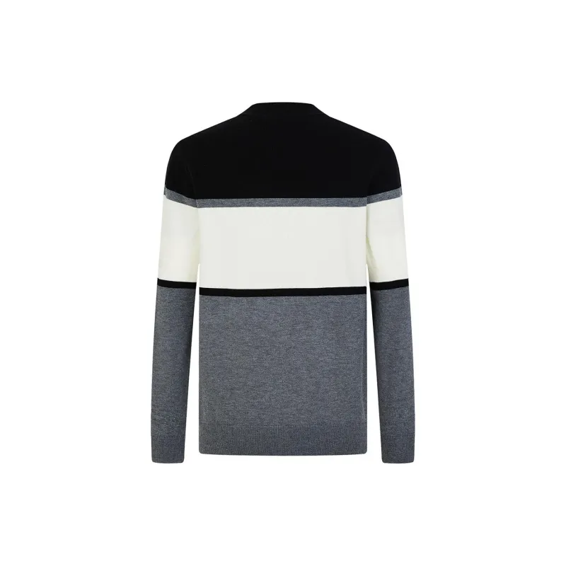 Cavalli Class Sweater Men's Black Gray-1