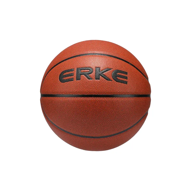 Erke PU Basketball Brown Size 7 Ball Training Match Unisex-2