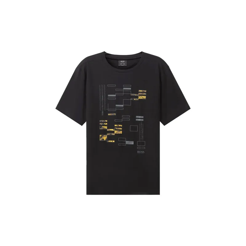 HUGO BOSS Short Sleeved T Shirts Men's 1 Set 2 Pack-1