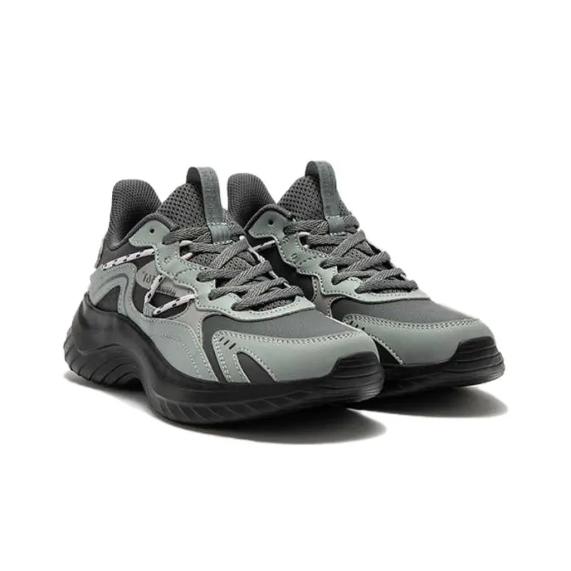 361° Anti Slip Wear Resistant Low Top Running Shoes Women's Gray-4