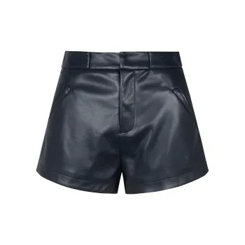 Three Quarters Casual Shorts Women's Black