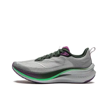 LiNing Red Hare 7 Pro Cushioning Wear Resistant Low Top Running Shoes Women's Gray Black