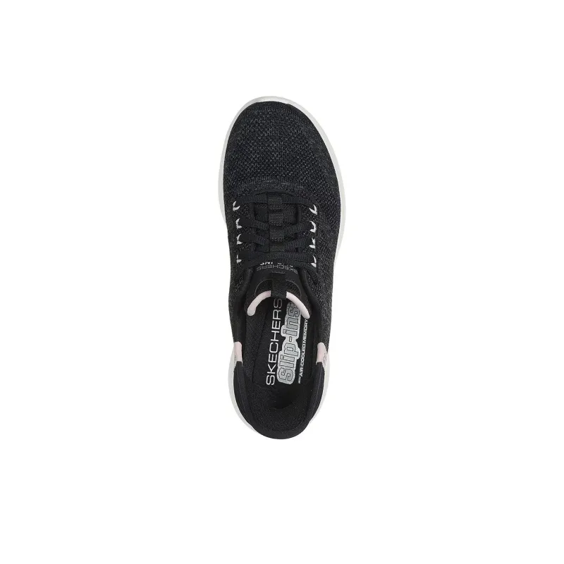 Skechers Ultra Flex 3.0 Cushioning Breathable Low Top Casual Shoes Women's Black-3