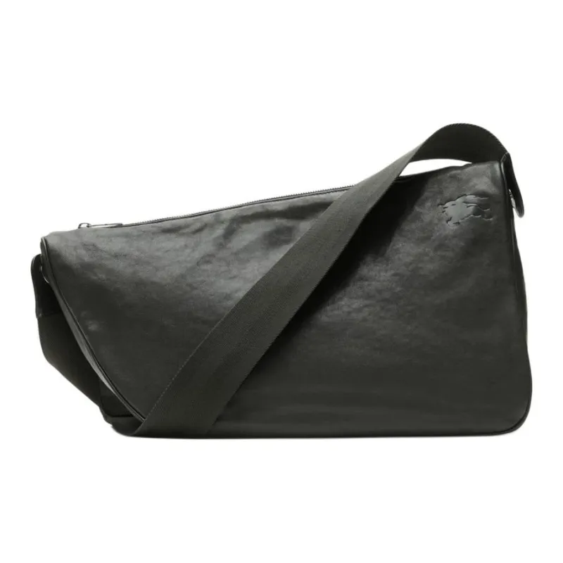 Burberry Shield Lambskin Messenger Bag Crossbody Bag Shoulder Bag Large Size Men's Slate Color-2